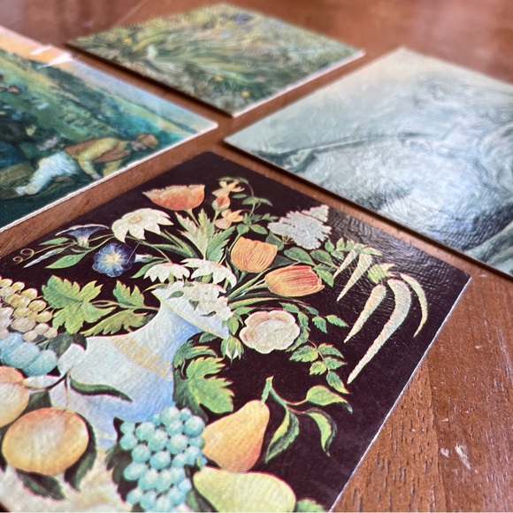 Vintage Miniature Art Prints Van Gogh Degas Picasso Four Classic Paintings - Picture 3 of 14